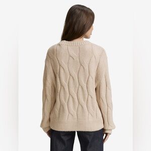 Vigoss Women's Cable Knit Sweater - Beige Size M (NWT)